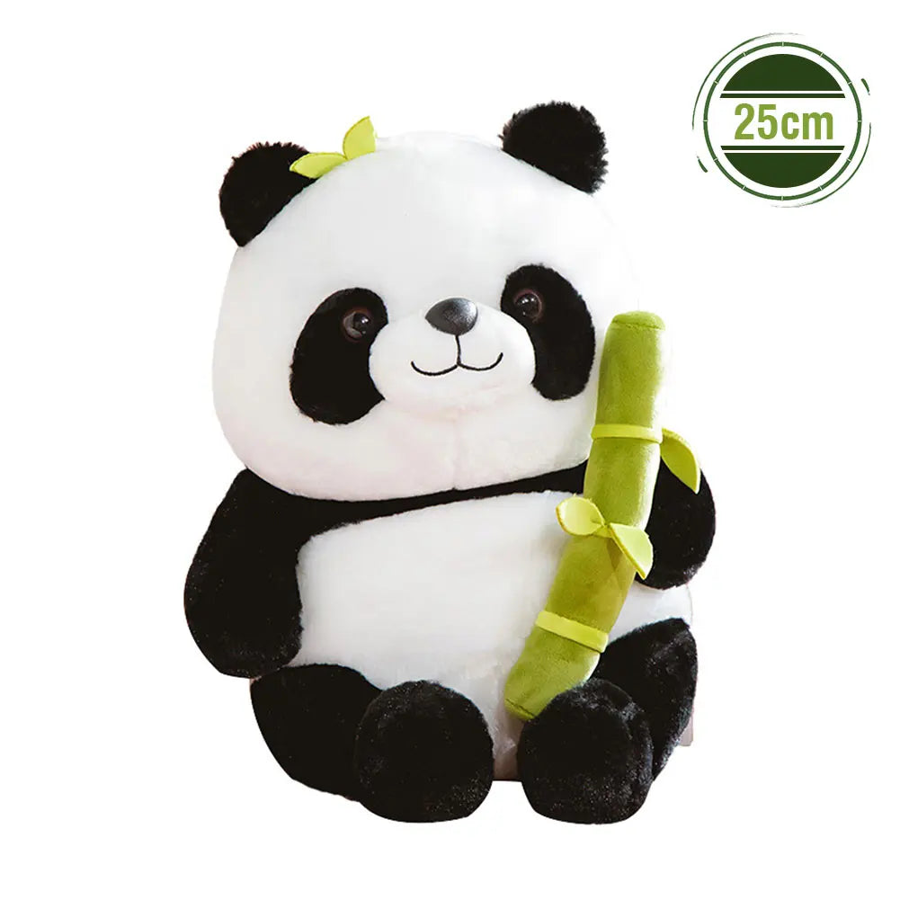 Kawaii Bamboo Tube Panda Plush Toy Set – Cute Reversible Stuffed Bear Dolls, Children’s Valentine’s Day Gift