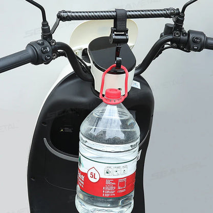 SEAMETAL Motorcycle Handlebar Extension & Phone Holder – Carbon Fiber Balance Bar for Electric Vehicles