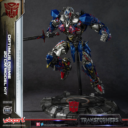YOLOPARK Transformers Model – The Last Knight AMK PRO 20cm Optimus Prime Action Figure Toy for Boys & Men