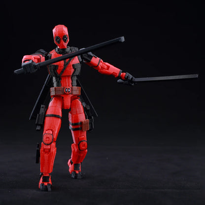 9L3D Lucky13 T13 Action Figures — 3D Printed Deadpool, Wolverine, Batman, Spider-Man & Venom Anime Model Toys, Collectible Gift