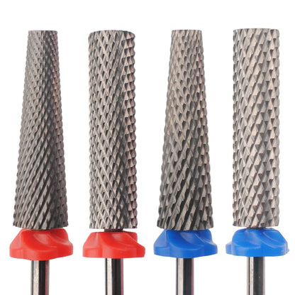 23mm Long Tapered Carbide Nail Drill Bit: Special Polishing Head for Electric Nail Drill Machine - Manicure Tool