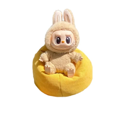 Labubu Mini Sofa for BJD Dolls – Plush Seat Decoration V2, Universal Kids’ Toy & Birthday Gift