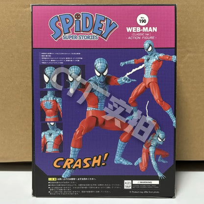 Ct Toys Scarlet Spider Action Figure — Mafex 186 Ben Reilly Comic Version | Spider-Man Anime Collection Model Toy Gift