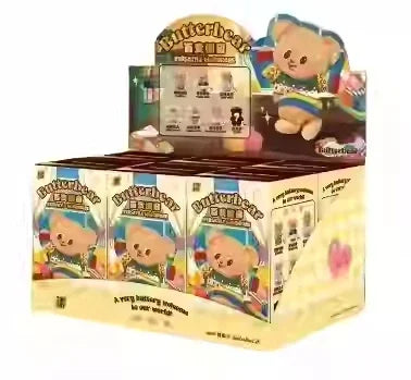 Butter Bear Wardrobe Series Blind Box – Cute Action Figure Doll Keyring Mystery Toy for Kids & Birthday Gifts