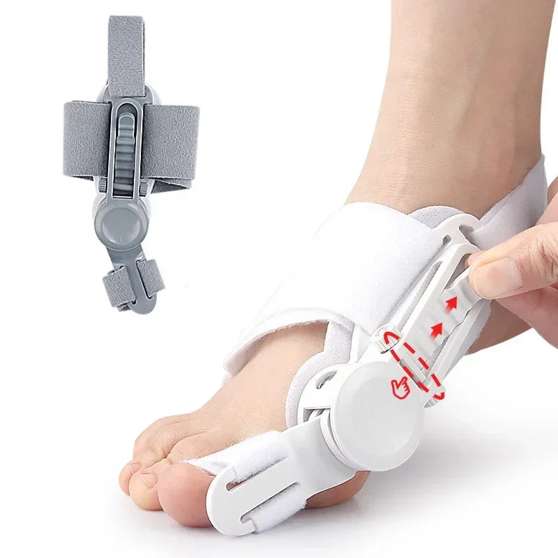 Bunion Corrector for Men & Women – Adjustable Hallux Valgus Toe Separator & Pedicure Straightener