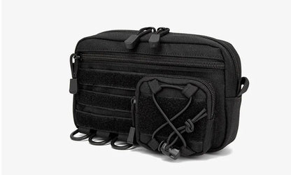 1000D EDC Molle Organizer Pouch – Horizontal Utility Tool Bag, Outdoor Waist Pack for EMT, Hunting & Fanny Pack Use