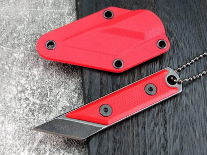 Eafengrow C1146 Fixed Blade Knife – 440C Blade, G10 Handle, EDC Neck Knife for Camping, Hiking, Fishing with Kydex Sheath