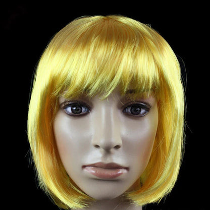 Pretty Short Bob Wig for Women – Natural Fashion Synthetic Wig for Halloween, Cosplay, Anime, and Daily Party Wear