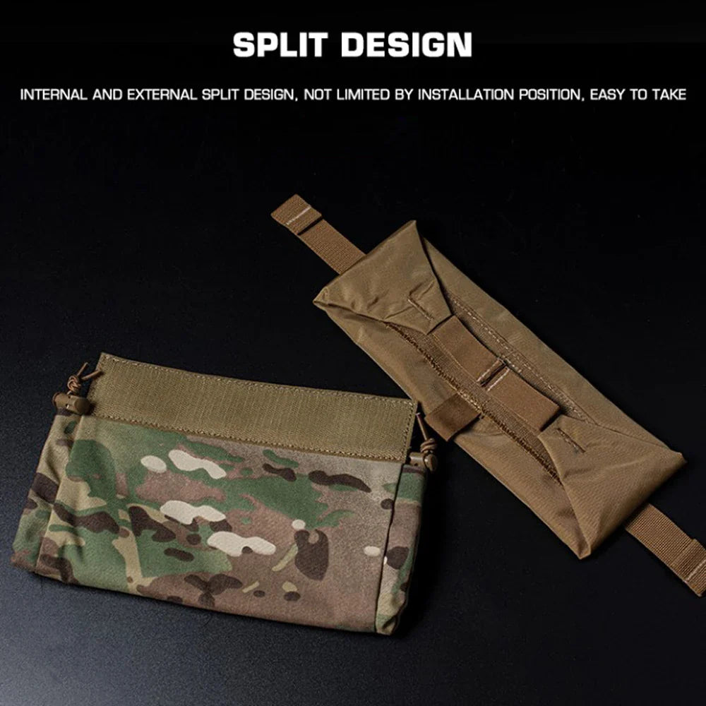 Tactical Trauma Pouch Roll 1 – IFAK Individual First Aid Kit EDC Medical Rapid Belt Bag for Airsoft, Hunting & Plate Carrier Gear
