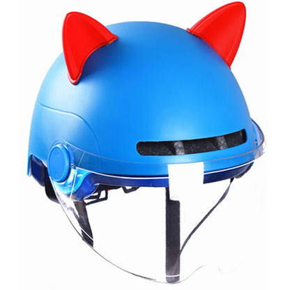 Universal Cat Ears Helmet Decoration Cute Motorcycle Electric Car Stickers Accessories