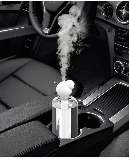 USB Portable Air Humidifier with LED – Silent Aroma Diffuser & Mist Maker for Car, Home, Office, Detachable Design
