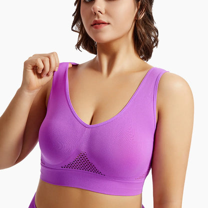 Women’s Shockproof Sports Bra — High-Support Running & Fitness Yoga Vest | Anti-Sag Soft Comfort
