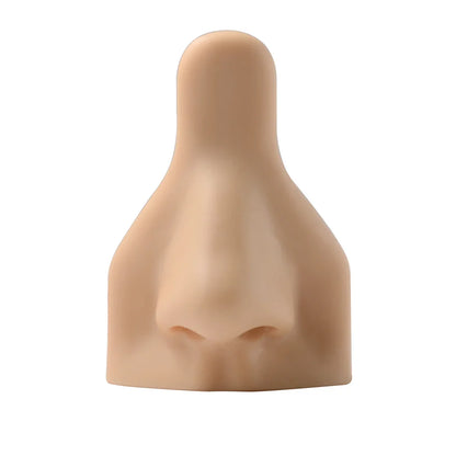 Soft Silicone Ear Nose Mouth Practice Model – Tattoo & Piercing Jewelry Display Stand with Acrylic Earring Holder Kit for Training & Showcase