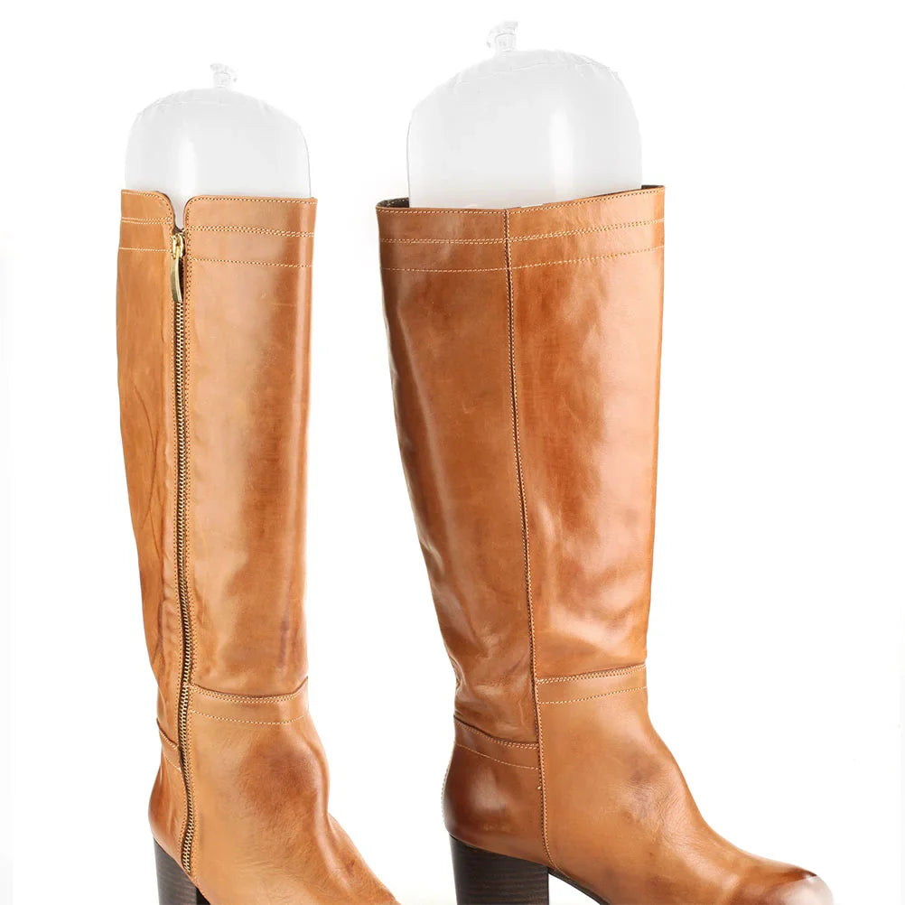 2 Pairs Mid-Height Inflatable Boot Braces – L-Type Boot Shapers & Shoe Support Inflatable Holders