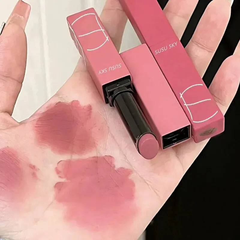 TX010 Matte Lipstick - Waterproof Long-Lasting Dual-Use Lip & Cheek Makeup