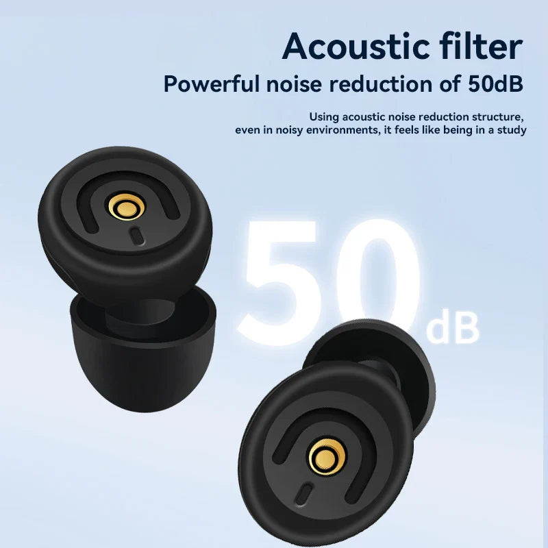 Soft Reusable Noise Reduction Earplugs – Hearing Protection for Concerts, Travel, Work & Sleep