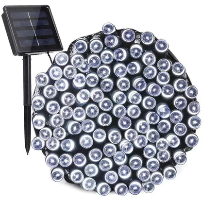 Solar Outdoor String Lights - Waterproof 8-Mode Twinkle Fairy Lights for Christmas, Garden, Wedding & Holiday Decor