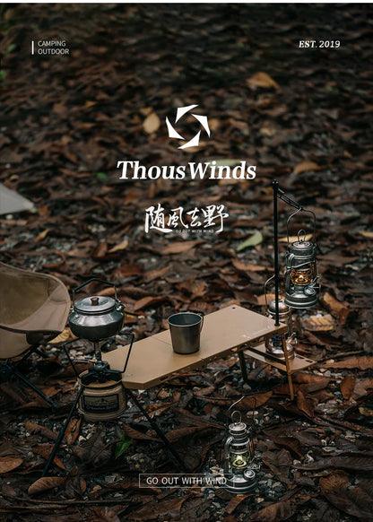 Thous Winds Memory Mini Oil Lamp – Portable Retro Camping Lantern for Hike, Picnic, and Backpacking