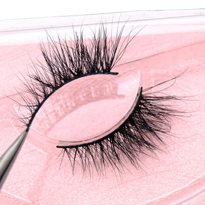 Visofree 13mm 3D Mink Eyelashes – Natural Long Handmade Cruelty-Free False Lashes for Makeup G04