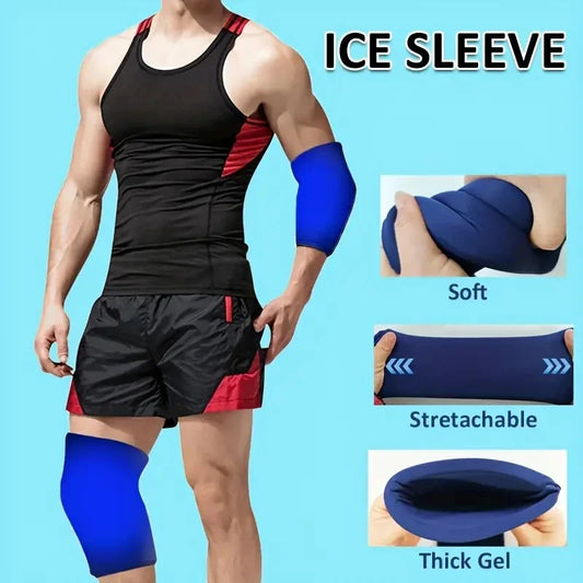 Gel Ice Sleeve — Reusable Hot & Cold Pack for Elbow, Knee, Ankle & Hand