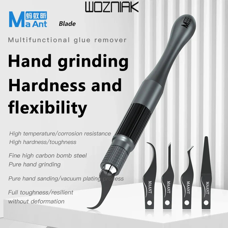 MaAnt MT-102 Hand Polished PCB Knife – Multifunctional Pry Tool for Motherboard Chip Glue Cleaning & Scraping