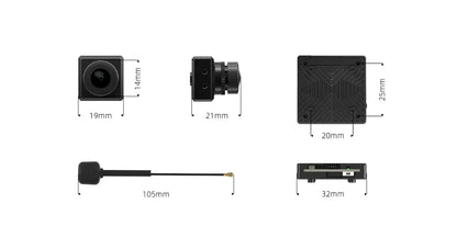 Caddx Avatar HD Pro Kit V2 (Dual Antennas) — Gyroflow + 32GB for FPV Freestyle Drones