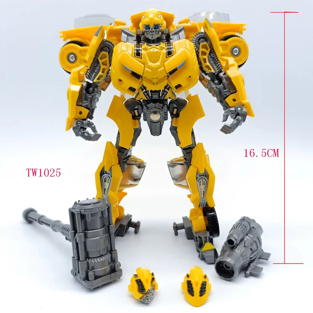 Baiwei Shockwave Transformation Toys – Sentinel Prime TW1024, Ironhide TW1026 & Bumblebee TW1025 Robot Figures TW1028/TW1030