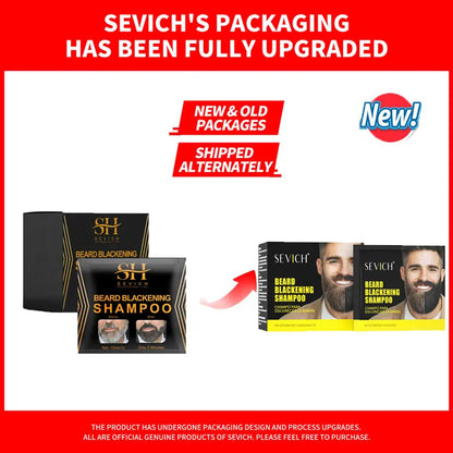 Black Beard Dye Cream - 3-Minute Fast Gray Coverage and Natural Beard Coloring