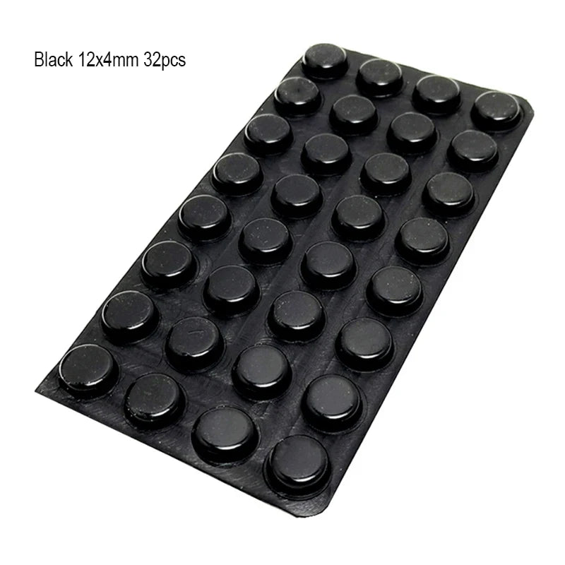 18–100PCS Self-Adhesive Silicone Door Stops – Cabinet Bumpers & Rubber Cushion Pads for Furniture Protection
