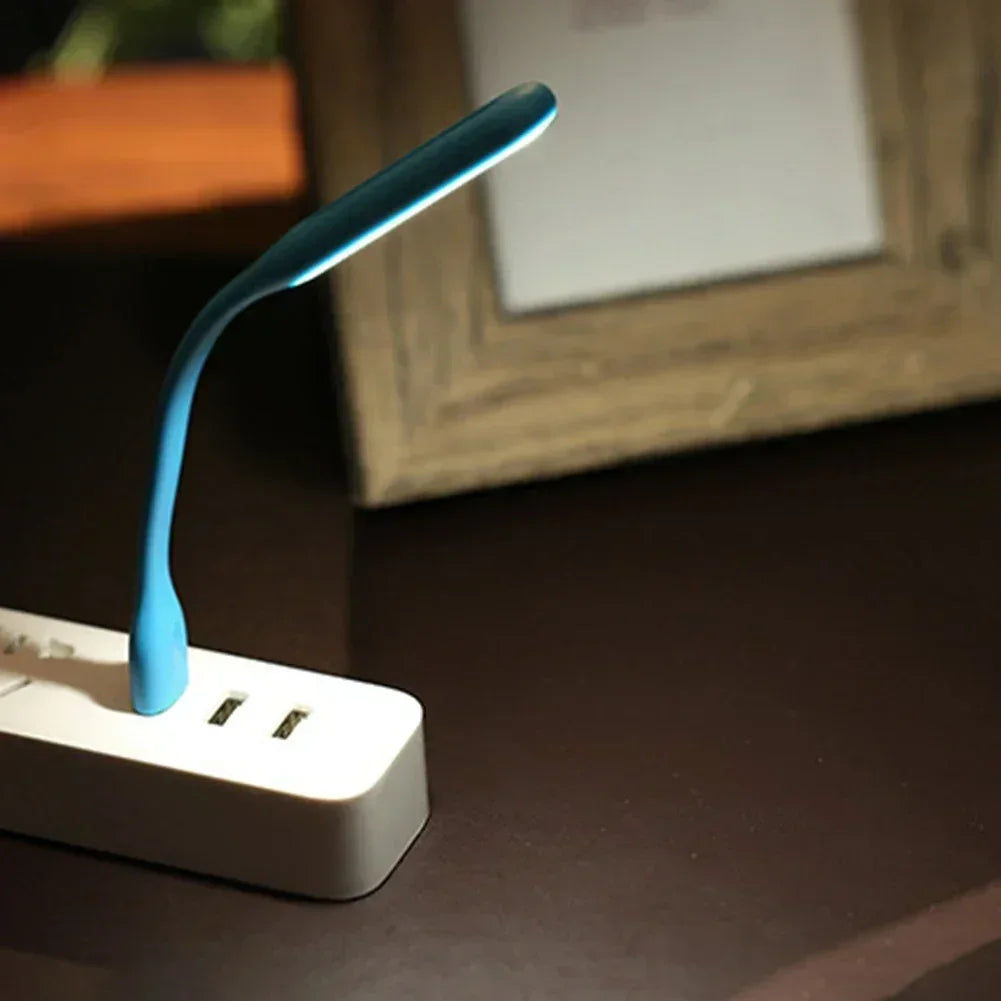 Mini USB LED Reading Lamp - Portable Book Light for Laptops, PCs, and Power Banks, Ideal for Camping