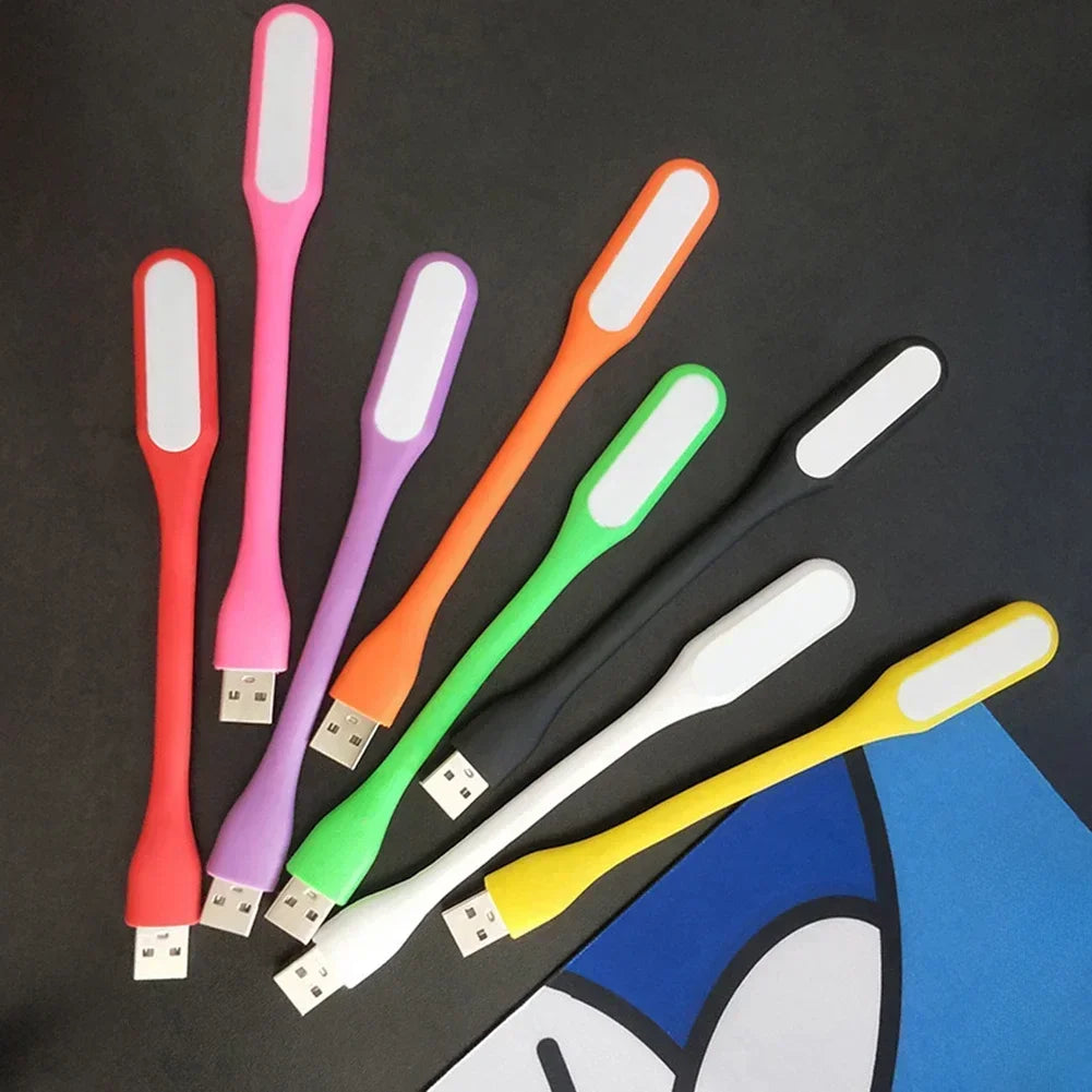 Mini USB LED Reading Lamp - Portable Book Light for Laptops, PCs, and Power Banks, Ideal for Camping