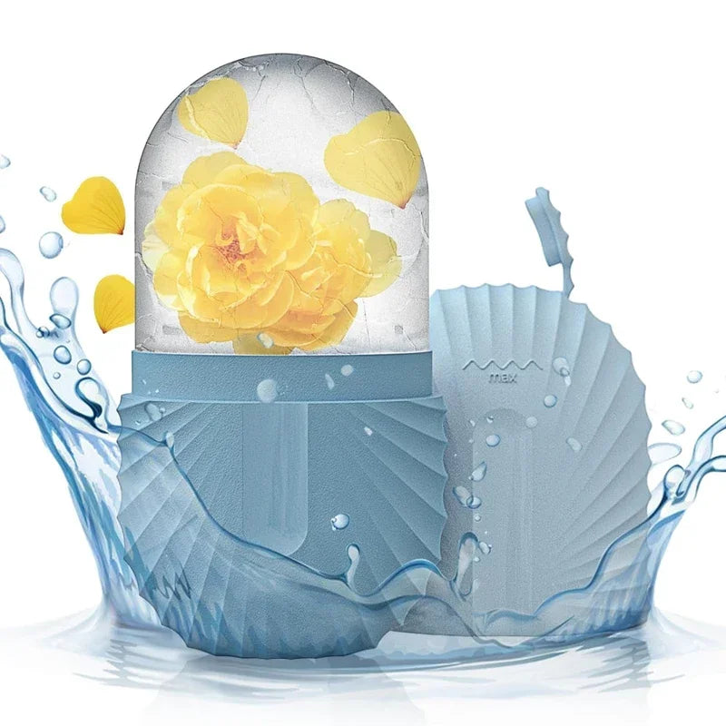 Ice Facial Roller Silicone Mold – Beauty Tool for Eye Puffiness, Pore Minimizing & Skin Massage