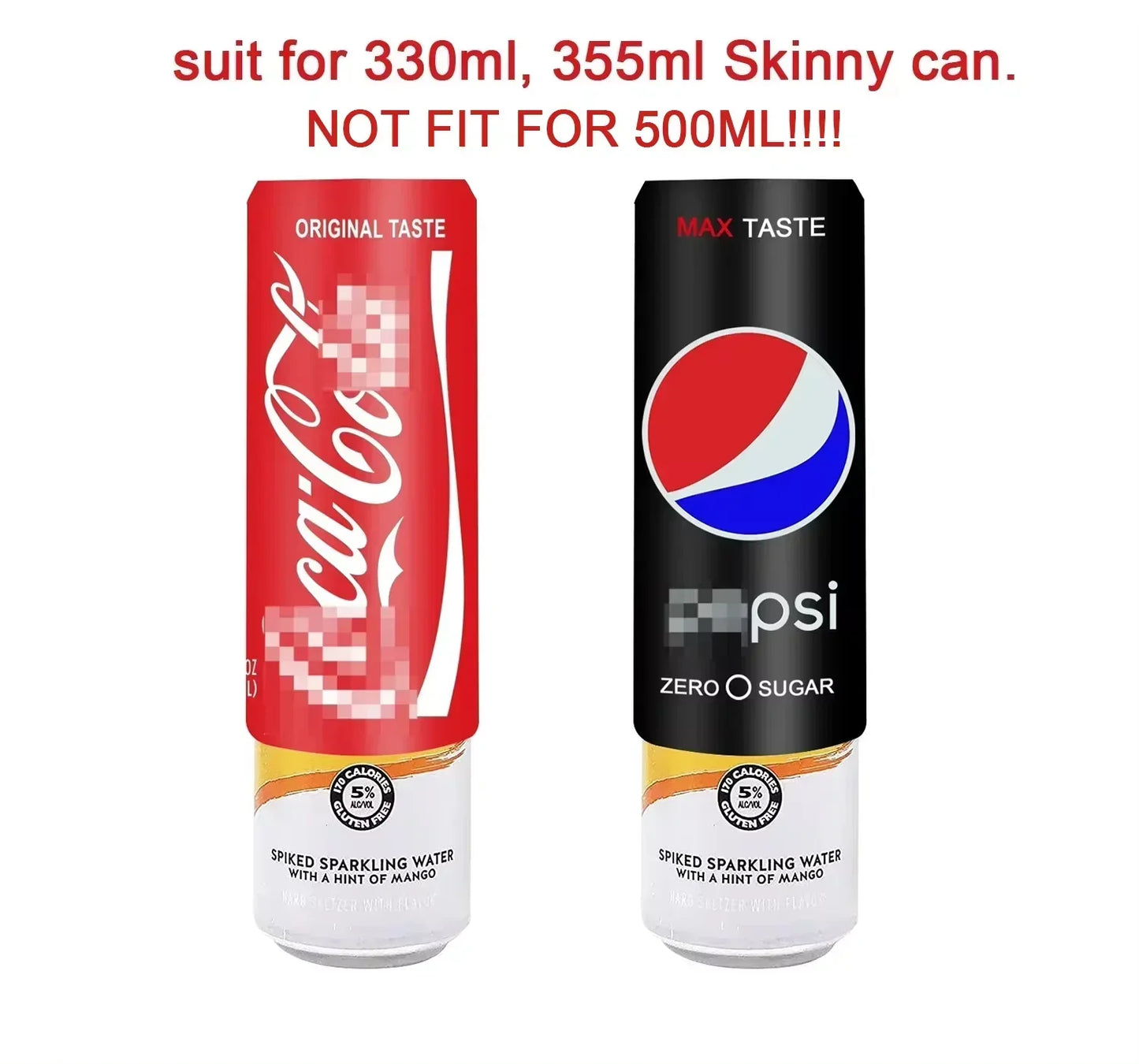 330ml-500ml Beer Can Cover – Thermal Bottle Sleeve Holder for Cola, Sporting Events, Parties & Golf