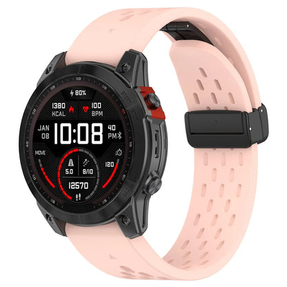 Quick Fit Silicone Strap for Garmin Fenix & Forerunner — 26mm, 22mm, 20mm Bands for Fenix 7X/7 Pro/6X/6/5X/5 Plus, Tactix 7, Forerunner 965/955, Enduro