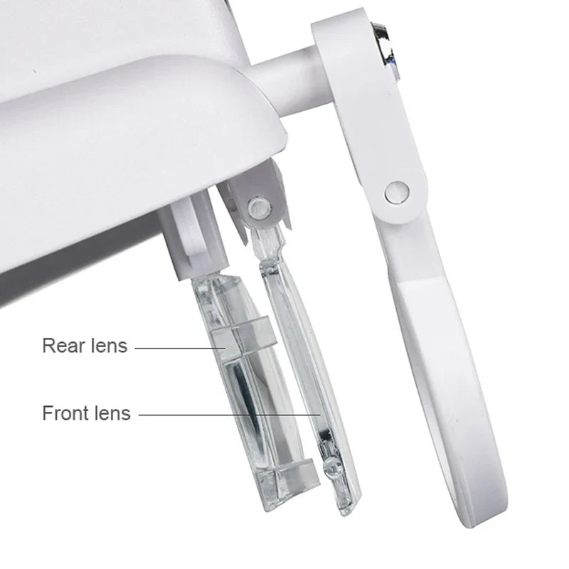 LED Headband Magnifier with 8x Lenses – Hands-Free Magnifying Glass for Jewelry, Watch & Electronic Repair