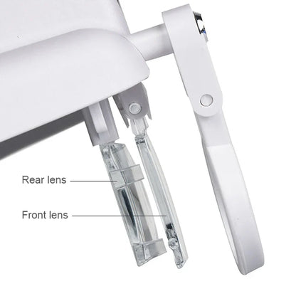 LED Headband Magnifier – Hands-Free Glasses with 1.5x–8x Lenses for Jewelry, Watch & Electronic Repair