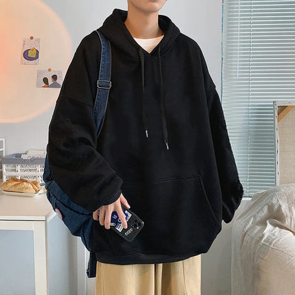 Solid Color Pocket Hoodie Sweatshirt - Unisex Casual Sports Pullover For Men And Women Multi Color Fashion Wear
