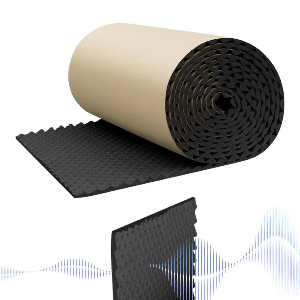 Self-Adhesive Sound Absorbing Acoustic Panels Waterproof Soundproof Pads for Car & Studio