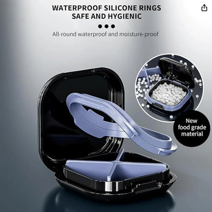 Portable Orthodontic Braces Case – Slim Mouth Guard & Denture Holder with Lid for Teeth Aligners
