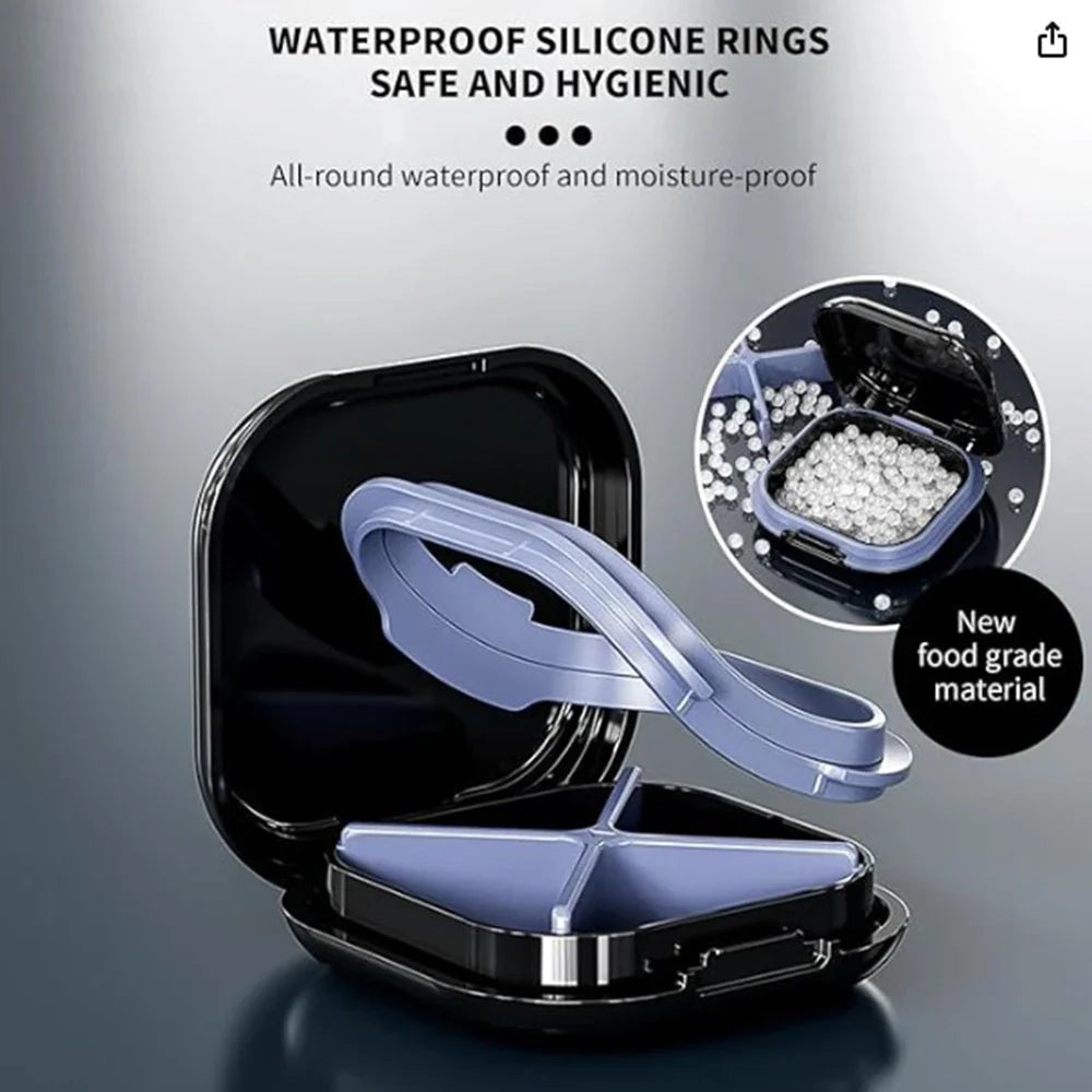 Portable Braces and Mouth Guard Case – Slim Night Denture Holder with Lid for Teeth Aligners and Orthodontic Supplies