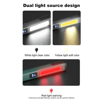 LED SMD Medical Pen Light with Clip – 120LM Inspection Flashlight, Pupil Lamp, 400mAh Rechargeable Pen Torch for Nursing & Medical Use