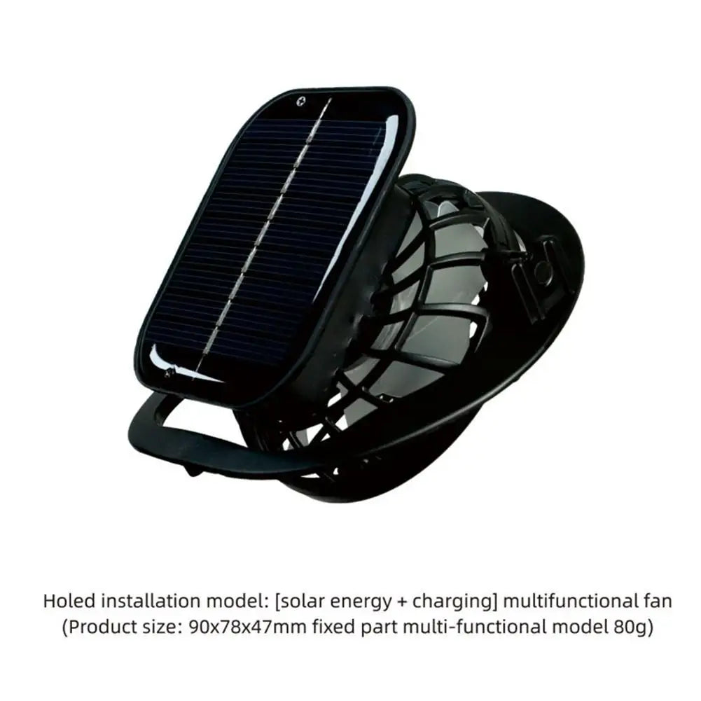 Solar Powered Fan Hat – Outdoor Camping & Fishing Sun Protection Cap with Portable Cooling Fan