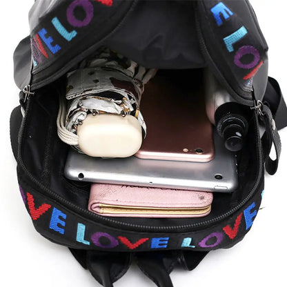 Women's Mini Backpack - Oxford Shoulder Bag for Teenage Girls, Multi-Function Small Bagpack with Phone Pouch