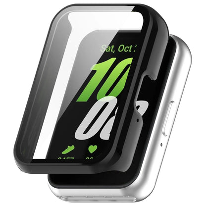 Glass+Case for SGlass+Case for Samsung Galaxy Fit 3 – Tempered Glass Screen Protector & Hard PC Bumper Cover Accessory Setamsung Galaxy Fit 3 Tempered Glass Screen Protector & Hard PC Protective Bumper for Galaxy Fit3 Accessories