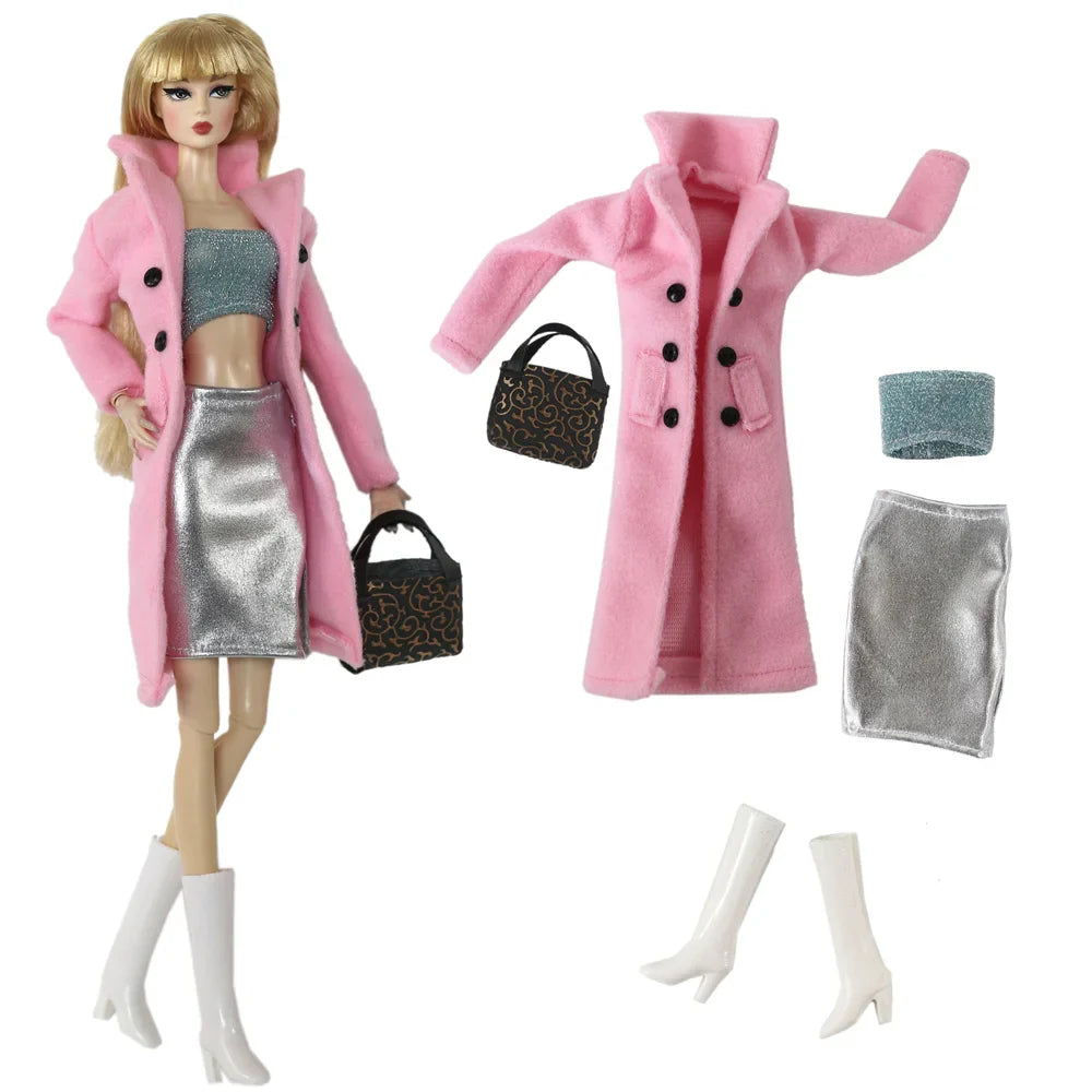 1:6 Scale Doll Clothes Set – Dress Outfit for 11.5-inch (30cm) Dolls, Multiple Styles for Girls’ Gifts