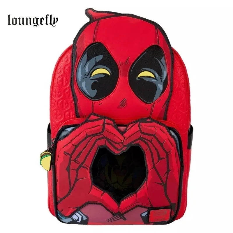 Loungefly Marvel Deadpool Mini Backpack – Stylish School Bag & Gift for Going Out