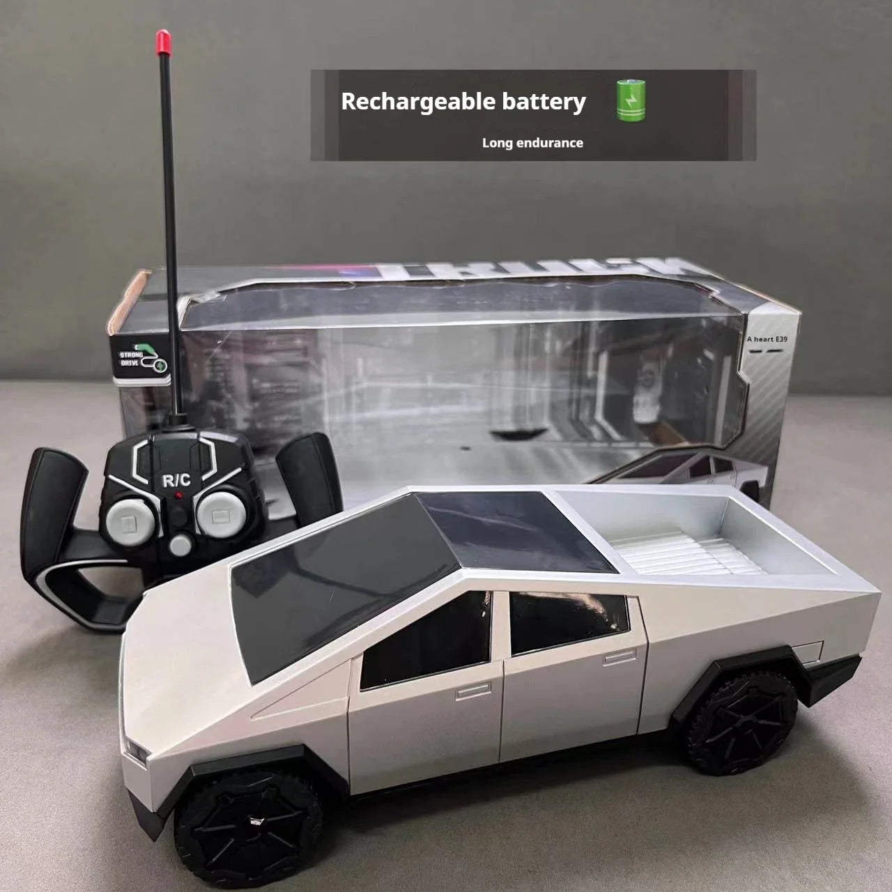 Tesla Pickup RC Car Model | Drop-Resistant Simulation Toy with Color Box for Kids & Christmas Gifts