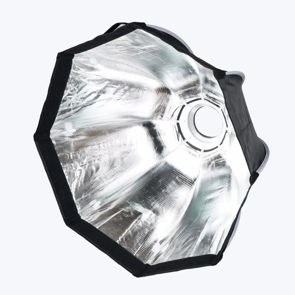 TRIOPO Foldable Octagon Softbox – 55cm, 65cm, 90cm, 120cm Bowens Mount for Sokani X100, COLBOR CL60, Godox & Aputure LED Video Lights