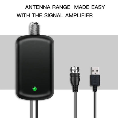 Digital TV Antenna Signal Amplifier – 4K UHD High-Definition Signal Enhancer for Better Reception