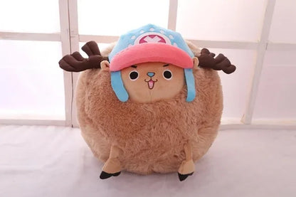 Tony Tony Chopper Plush Pillow - 35CM One Piece Soft PP Cotton Doll Cushion Toy and Hand Warmer